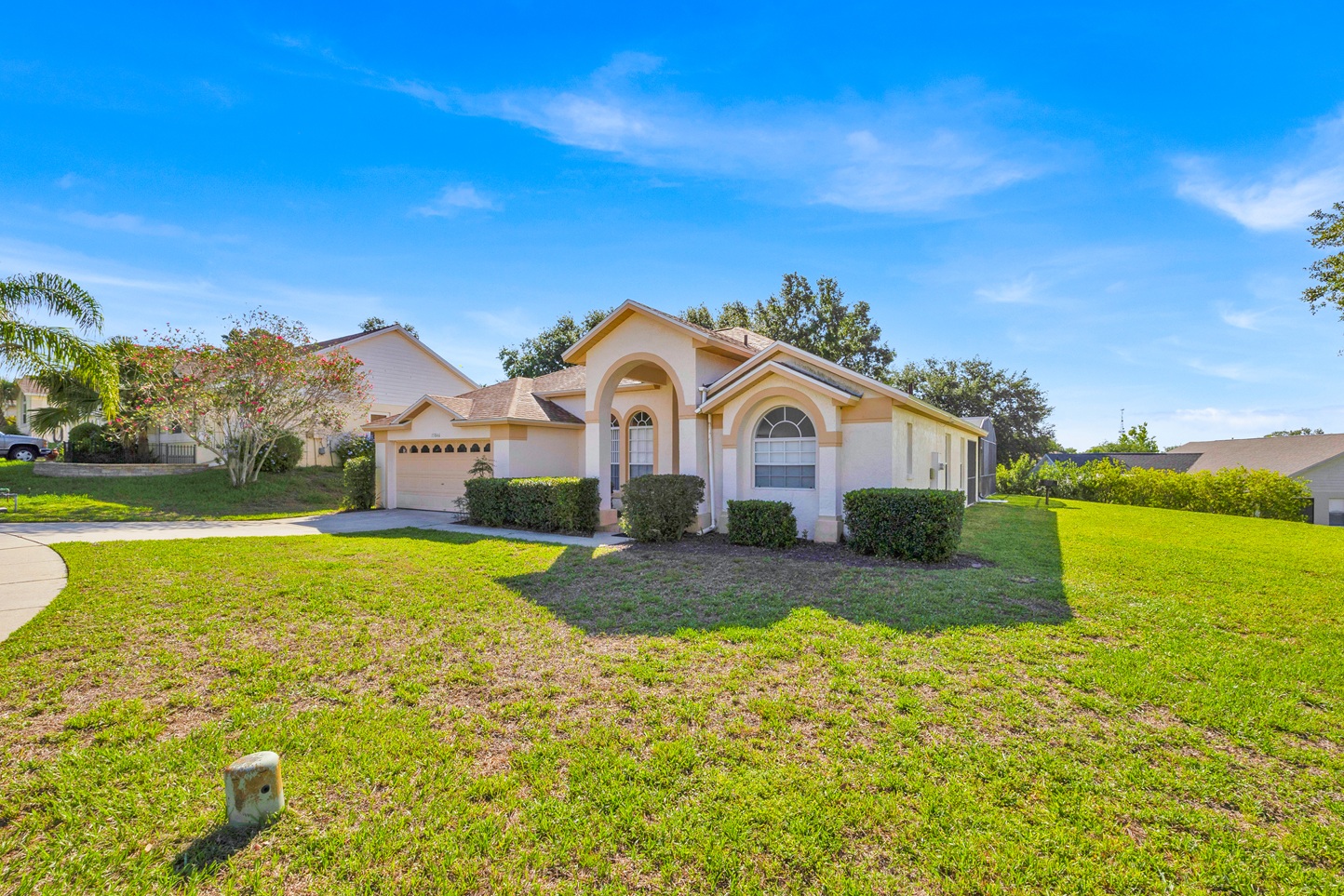 Front right side view of the Greater Groves property