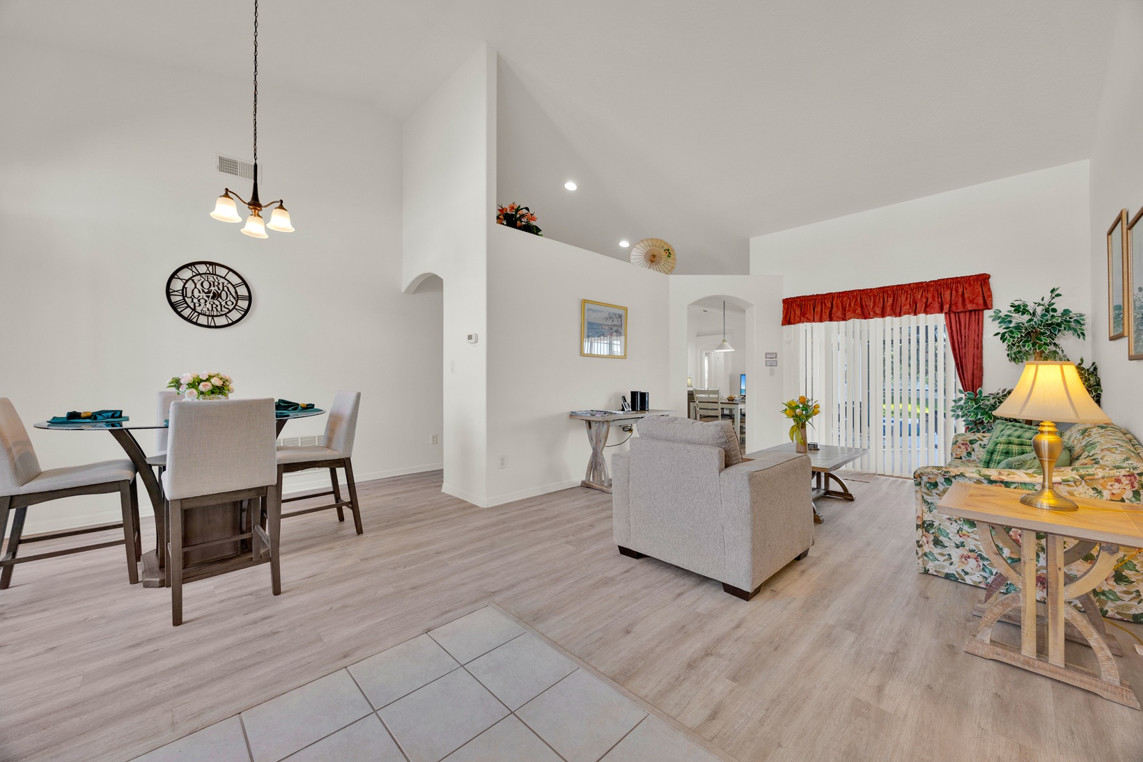 Spacious entrance hallway welcoming guests inside