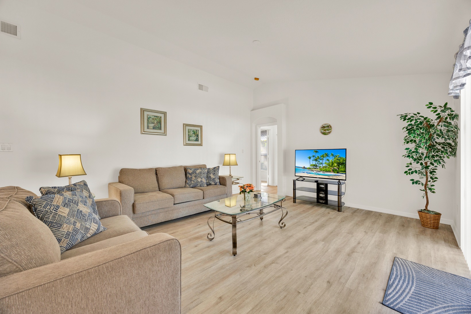 Cozy family gathering space for relaxation